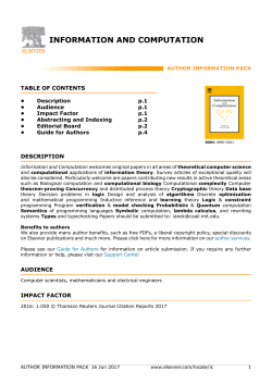 Author Information Pack