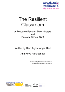 The Resilient Classroom