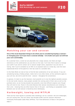 Matching your car and caravan Kerbweight, towing and M TPLM
