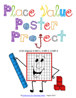 Math Homework-Place Value Poster