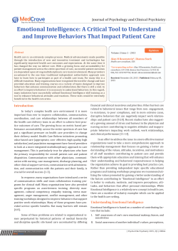 Emotional Intelligence: A Critical Tool to Understand