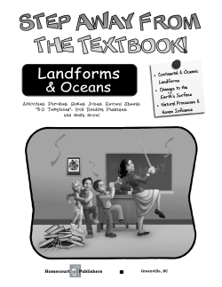 Landforms - Teacher Toolbox