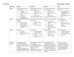 Spanish - Mrs. Rosa Warfel