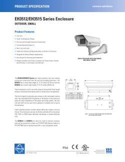 EH3512/EH3515 Series Enclosure