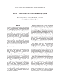 Sierra: a power-proportional, distributed storage system