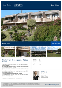 R850,000 - Lew Geffen Sotheby`s International Realty