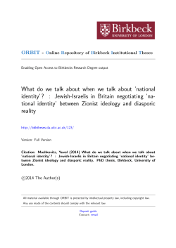 - Online Repository of Birkbeck Institutional Theses