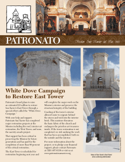 560KB PDF - Patronato San Xavier
