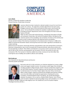 Larry Abele Rob Anderson - Complete College America