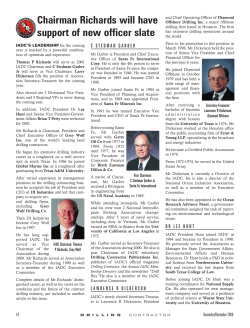 Chairman Richards will have support of new officer slate