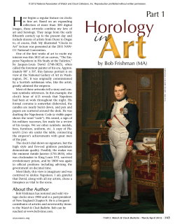 Horology in Art - Bell