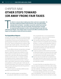 (or away From) Fair taxeS - Institute on Taxation and Economic Policy