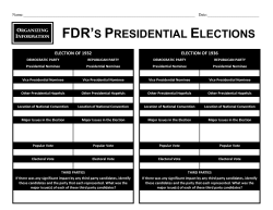 fdr`s presidential elections