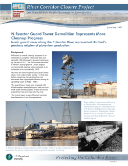 N Reactor Guard Tower Demolition Represents More Cleanup