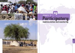 Participatory implementation and monitoring