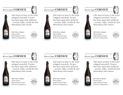 Barrel Aged CORNICE Like layers of snow in the wind