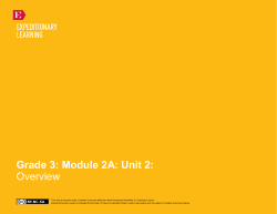 Grade 3: Module 2A: Unit 2