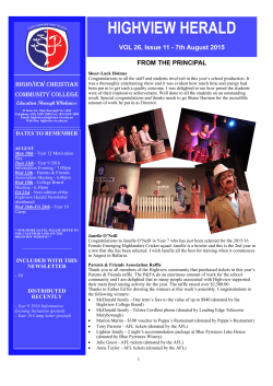 Issue 11 - 7th August 2015