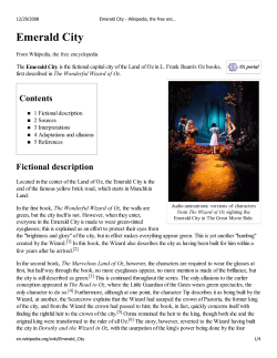 Emerald City - Wikipedia, the free encyclopedia