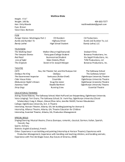 Matthew Blake Height: 5`11&rdquo; Weight: 148 lbs 404-660