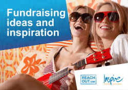 Fundraising ideas and inspiration