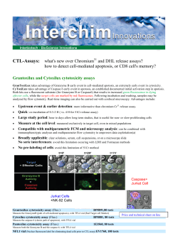 CTL-Assays: what`s new over Chromium and DHL release assays