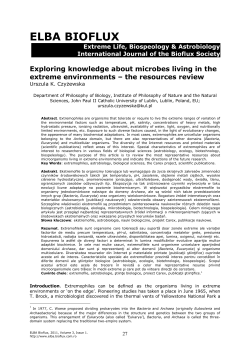 Exploring knowledge about microbes living