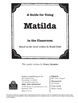 Matilda - Wieser Educational!