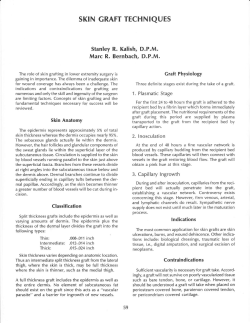 Skin Graft Techniques - The Podiatry Institute