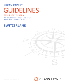 switzerland - Glass Lewis