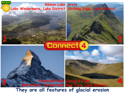 Glacial Erosion Processes