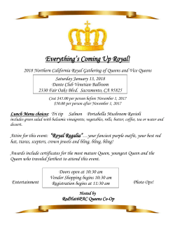 Everything`s Coming Up Royal!