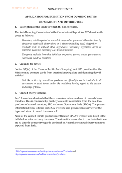 Leo`s Imports and Distributors Pty Ltd - Anti