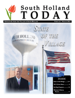 February / March 2014 - Village of South Holland