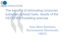 The benefits of eliminating consumer subsidies to fossil
