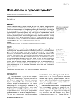 Bone disease in hypoparathyroidism