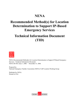 for Location Determination to Support IP