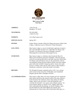 Big Cypress Lodge Fact Sheet ADDRESS - Media Center