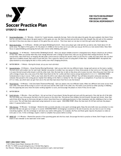 Soccer Practice Plan