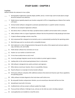 STUDY GUIDE &ndash; CHAPTER 3