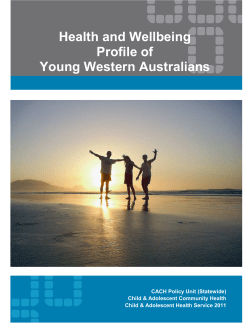 Health and Wellbeing Profile of Young Western