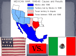 Mexican War Web 2012