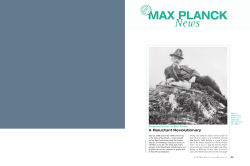 Max Planck News - Max-Planck