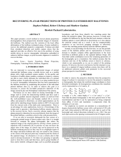 RECOVE ERING PLA S ANAR PROJ Stephen