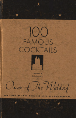 100 Famous Cocktails
