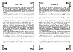 Paddy Reilly - United Irish Counties