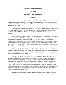 Nathanael &ndash; A Man Without Guile