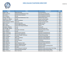 Diné College Directory