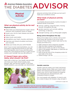 Physical Activity - Diabetes Pro
