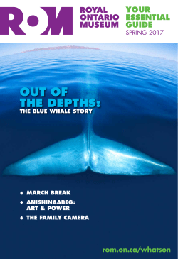 the booklet - Royal Ontario Museum